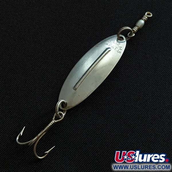 Vintage Williams Wabler W20, 1/16oz silver fishing spoon #19192
