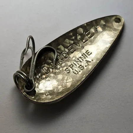 Vintage Eppinger Dardevle Spinnie Crystal, 1/3oz Crystal fishing spoon #19193