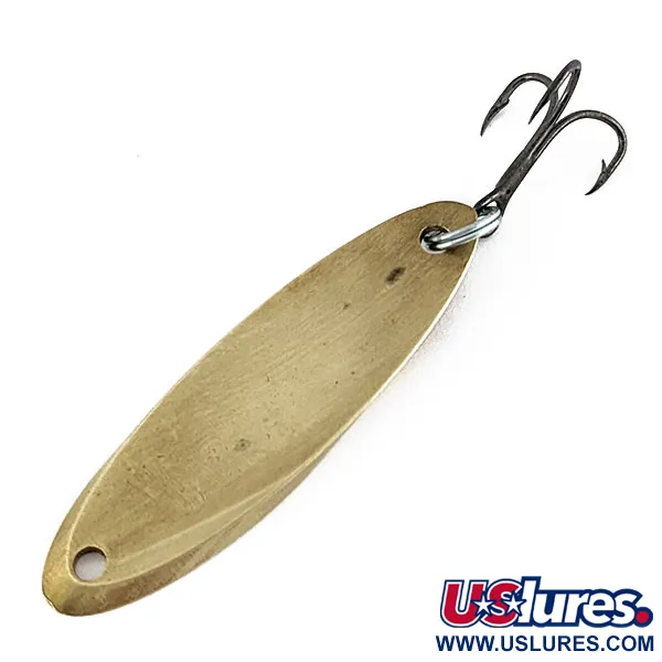 Vintage Acme Kastmaster, 1/4oz brass fishing spoon #19197