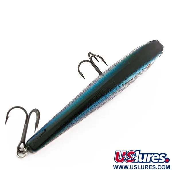 Vintage   Lucky Craft Pointer 100, 2/3oz Crack black nip fishing lure #19204