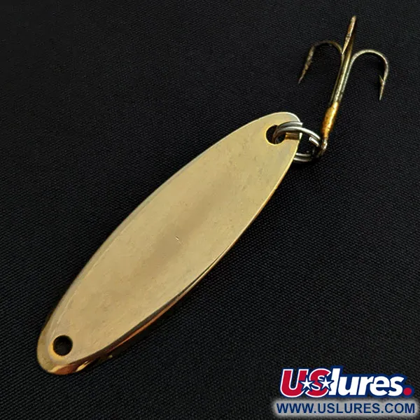 Vintage Acme Kastmaster, 1/2oz gold fishing spoon #19214