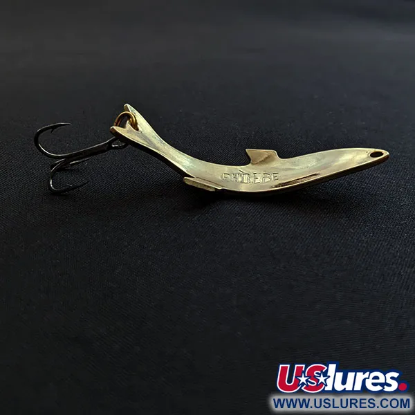 Vintage Acme Phoebe, 1/4oz gold fishing spoon #19225