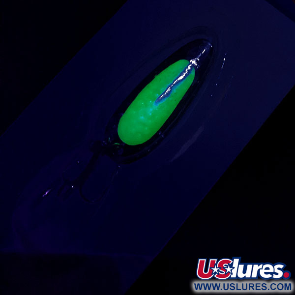   Blue Fox Pixee UV, 1/8oz nickel/green UV fishing spoon #19227