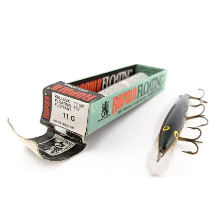 Rapala Original Floater F11, 3/16oz G (Gold) fishing lure #19228