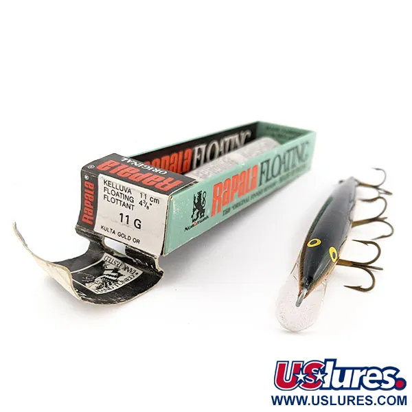 Rapala Original Floater F11, 3/16oz G (Gold) fishing lure #19228