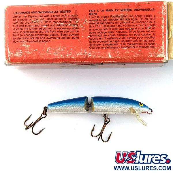   Rapala Jointed J-7, 1/8oz B (Blue) fishing lure #19230