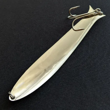Vintage Herter's Mooselake Wobbler, 2/5oz nickel fishing spoon #19233