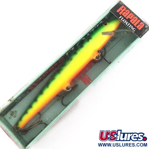 Rapala Original Floater F11, 3/16oz FT (Fire tiger) fishing lure #19234