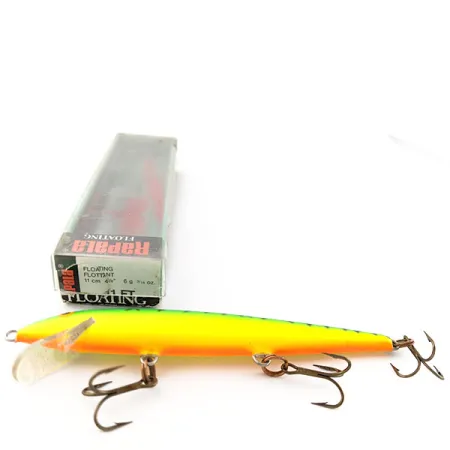 Rapala Original Floater F11, 3/16oz FT (Fire tiger) fishing lure #19234