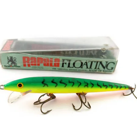 Rapala Original Floater F11, 3/16oz FT (Fire tiger) fishing lure #19234