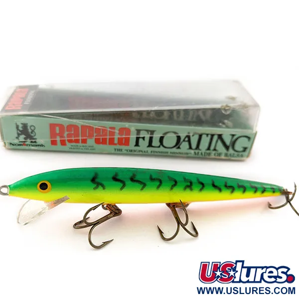 Rapala Original Floater F11, 3/16oz FT (Fire tiger) fishing lure #19234