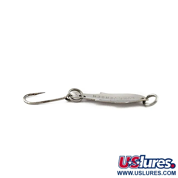 Vintage   Luhr Jensen PT, 3/64oz nickel fishing spoon #19242