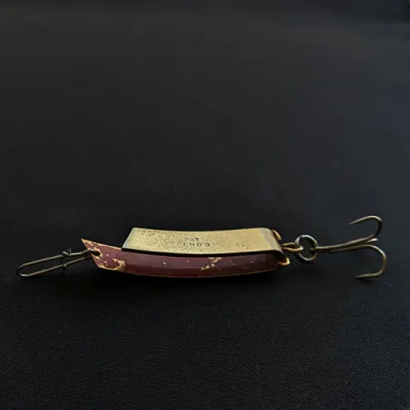 Vintage South Bend Super-Duper 506 , 1/4oz gold fishing spoon #19243