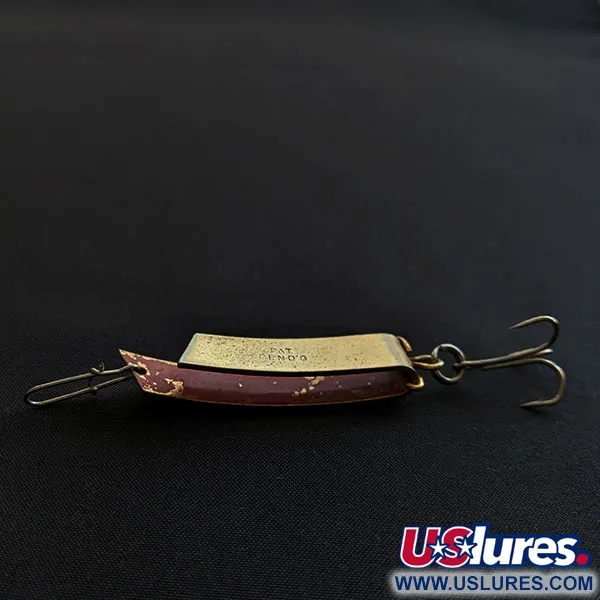 Vintage  South Bend Super-Duper 506 , 1/4oz gold fishing spoon #19243