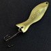 Vintage   Al's gold fish, 3/5oz gold fishing spoon #19244