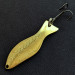 Vintage   Al's gold fish, 3/5oz gold fishing spoon #19244