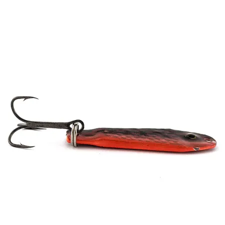 Vintage Renosky Lures Renosky bloody jig, 2/5oz red/black fishing spoon #22062