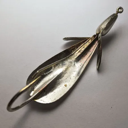 Vintage Panther Martin Weed Wing, 2/5oz nickel fishing spoon #19249