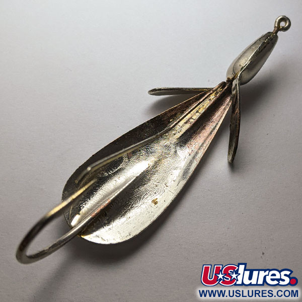 Vintage Panther Martin Weed Wing, 2/5oz nickel fishing spoon #19249