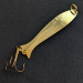 Vintage   Acme Flash-King Wobbler, 3/16oz gold fishing spoon #19251