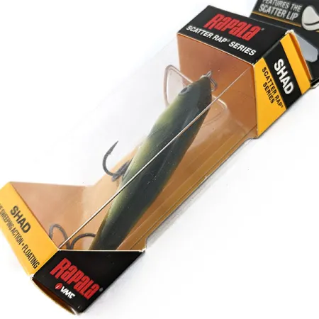 Rapala Scatter Rap Crank 07, 1/4oz Yellow Perch fishing lure #19252