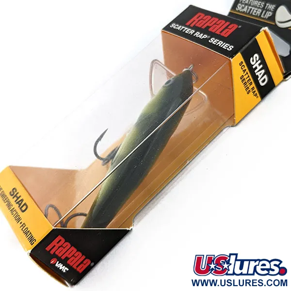 Rapala Scatter Rap Crank 07, 1/4oz Yellow Perch fishing lure #19252