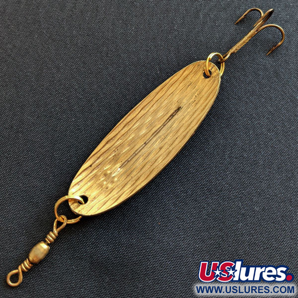 Vintage   Williams Wabler W40, 1/4oz gold fishing spoon #19255