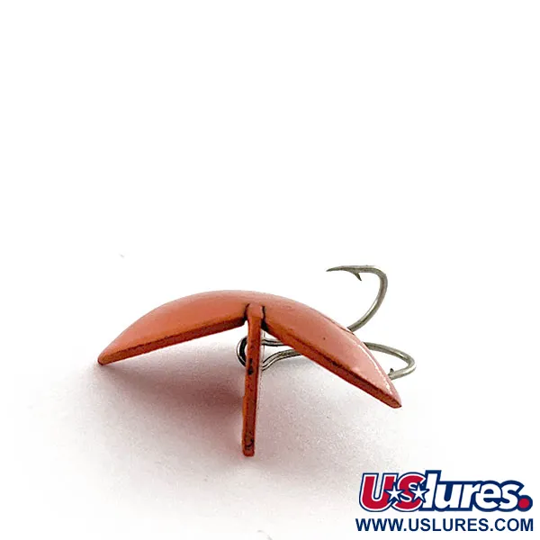 Vintage Harrison Industries Baby Bat, 3/16oz orange fishing spoon #19256