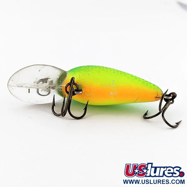 Vintage   Bomber model 4A, 1/4oz FYG fishing lure #19262