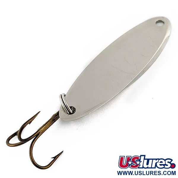 Vintage Acme Kastmaster, 3/8oz nickel/blue fishing spoon #19267