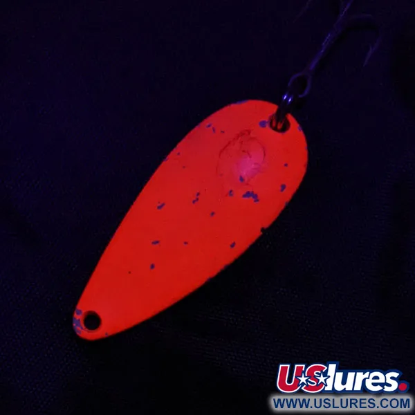 Vintage  Eppinger Dardevle Spinnie UV, 1/3oz Pink UV fishing spoon #19268