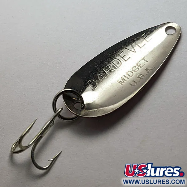 Vintage  Eppinger Dardevle Midget Trout, 3/32oz Red Devle fishing spoon #19269
