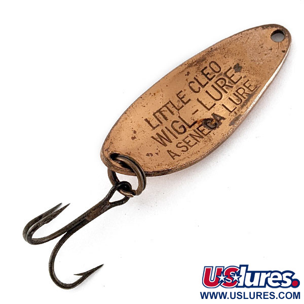 Vintage   Seneca Little Cleo, 1/4oz copper fishing spoon #19274