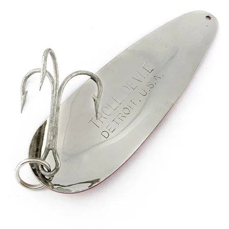 Vintage Eppinger Dardevle Trolldevle, 1 1/3oz Red Devle fishing spoon #19281