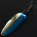 Vintage  Eppinger Dardevle Dardevlet, 3/4oz nickel/blue fishing spoon #19282
