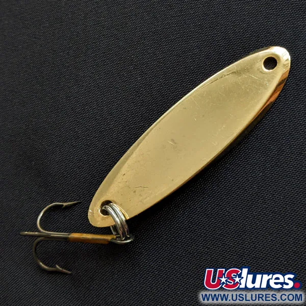 Vintage Acme Kastmaster, 1/2oz gold fishing spoon #19285