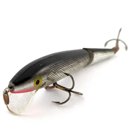 Vintage Rebel Floater Jointed, 1/4oz silver fishing lure #19287
