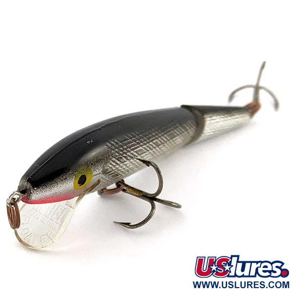 Vintage Rebel Floater Jointed, 1/4oz silver fishing lure #19287