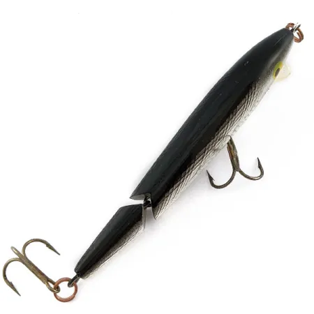Vintage Rebel Floater Jointed, 1/4oz silver fishing lure #19287