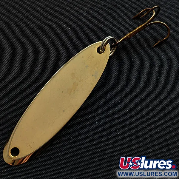 Vintage Acme Kastmaster, 3/8oz gold fishing spoon #19293