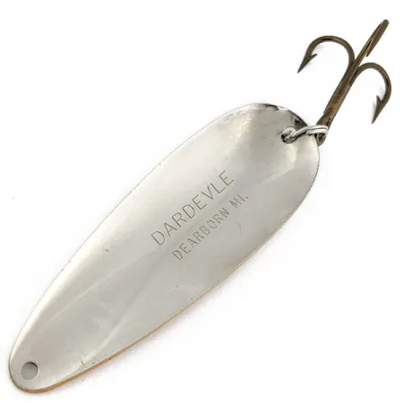 Vintage Eppinger Rok’t Dardevle, 1 3/4oz Perch fishing spoon #19305