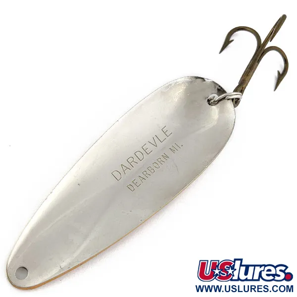 Vintage  Eppinger Rok’t Dardevle, 1 3/4oz Perch fishing spoon #19305