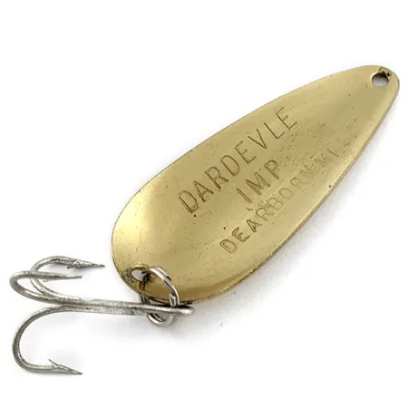 Vintage Eppinger Dardevle  Imp, 2/5oz Brass fishing spoon #19313