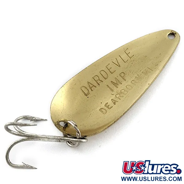 Vintage  Eppinger Dardevle  Imp, 2/5oz Brass fishing spoon #19313