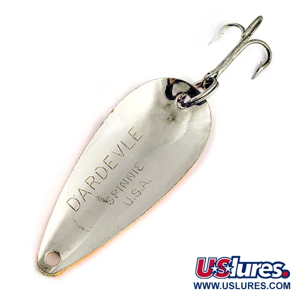 Vintage  Eppinger Dardevle Spinnie, 1/3oz Honeycomb splash fishing spoon #19319