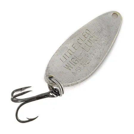 Vintage Seneca Little Cleo, 1/4oz nickel fishing spoon #19329