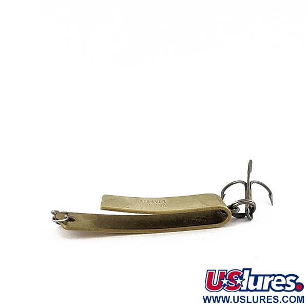 Vintage  Luhr Jensen Super-Duper 503, 1/8oz brass fishing spoon #19341
