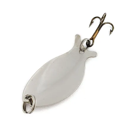 Vintage Ideal Products Mr Fish, 3/16oz nickel fishing spoon #19342
