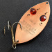 Vintage   Horrocks-Ibbotson Wobbler, 3/4oz copper/red eyes fishing spoon #19347