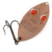 Vintage   Horrocks-Ibbotson Wobbler, 3/4oz copper/red eyes fishing spoon #19347